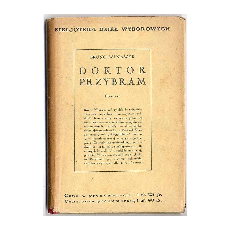 Doktor Przybram. Powieść