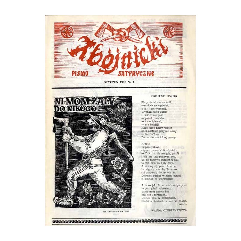Zbójnicki. Pismo satyryczne. 1990. Nr 1 (Styczeń 1990)