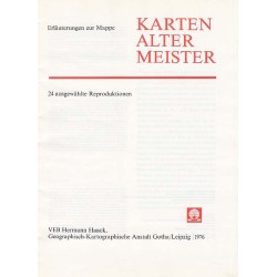 Karten alter Meister. 24 ausgewählte Reproduktionen