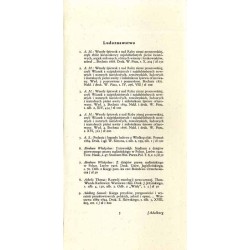 Antykwaryczny katalog-cennik. 18, Ludoznawstwo