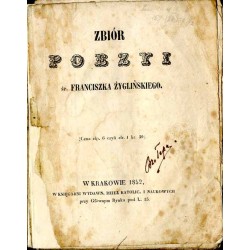 Zbiór poezyi śp. Franciszka Żyglińskiego