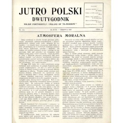 Jutro Polski. Dwutygodnik. [R.2] (1943). Nr 23A (24 czerwca 1943)