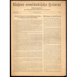 Unsere Ermländische Heimat. Mitteilungsblatt des Historischen Vereins für Ermland. 2. Jahrgang (1956). Nr. 1 2 4