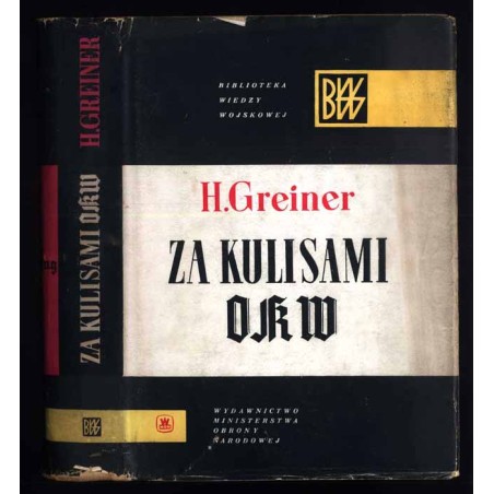 Za kulisami OKW [Oberkommando der Wehrmacht  Naczelnego Dowództwa Wehrmachtu]