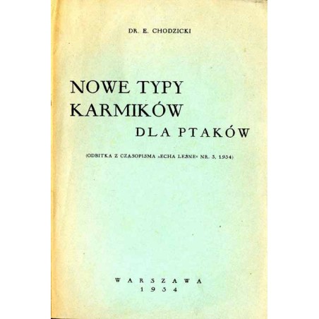 Nowe typy karmików dla ptaków