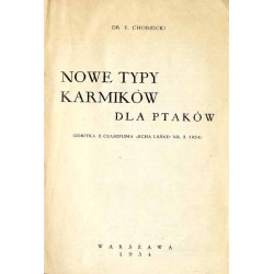 Nowe typy karmików dla ptaków