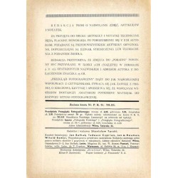 Przegląd Fotograficzny. Miesięcznik ilustrowany. Organ Związku Polskich Towarzystw Fotograficznych, Polskiego T-wa Fotograficzne