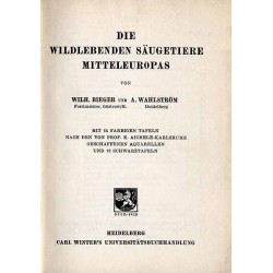 Die Wildlebenden Säugetiere Mitteleuropas