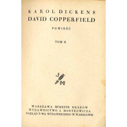 David Copperfield. Powieść. T.1-6 w 2 voluminach
