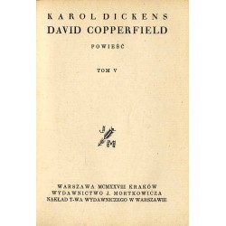 David Copperfield. Powieść. T.1-6 w 2 voluminach