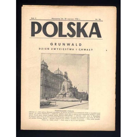 Polska. R.2 (1936). Nr 26 (30 czerwca 1936). Grunwald Dzień Zwycięstwa i Chwały