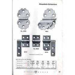 Stanley Bau- und Möbel-Beschlag. Katalog D 32