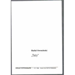 Rafał Swosiński "Tatry". Świat Fotografii 1-10 V 1992, Pałac Kultury w Poznaniu