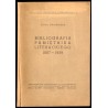Bibliografia Pamiętnika Literackiego i Pamiętnika Tow. Literackiego im. Adama Mickiewicza 1887-1939