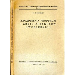 Zagadnienia produkcji i zbytu artykułów owczarskich
