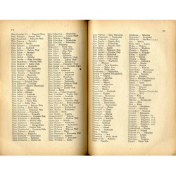 Skorowidz ustalonych nazw miejscowości na Ziemiach Odzyskanych według uchwał Komisji Ustalania Nazw Miejscowości przy przy Minis