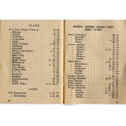 Skorowidz do planu miasta Szczecina w skali 1:20 000 / 1948
