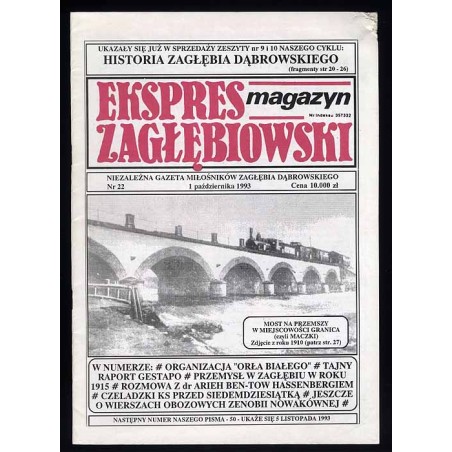 Ekspres Zagłębiowski. Magazyn. Niezależna gazeta miłośników Zagłębia Dąbrowskiego. R.4 (1993). Nr 22 (49)