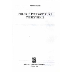Polskie pierwodruki cieszyńskie