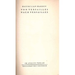 Von Versailles nach Versailles