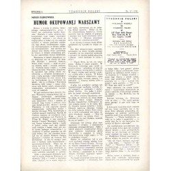 Tygodnik Polski. The Polish Weekly. Vol.4 (1946). Nr 17 (174) (28 kwietnia 1946) / Łazienki / Maria Dąbrowska