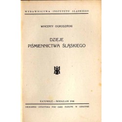 Dzieje piśmiennictwa śląskiego. T.1