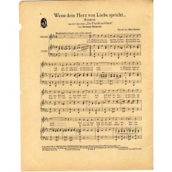 Die Flucht ins Glück. Operette in 3 akten von Hermann Hermecke