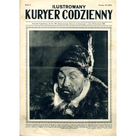 Ilustrowany Kurier Codzienny. Bezpłatny dodatek tygodniowy "Ilustrowanego Kuriera Codziennego" do nr 109. R.5 (1929). Nr 16 (219