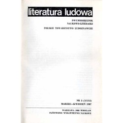 Literatura Ludowa. Dwumiesięcznik naukowo-literacki. R. 31 (1987). Nr 1-6 / komplet