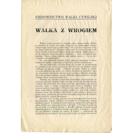 Walka z wrogiem
