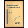 Wiadomości Terapeutyczne. Dwumiesięcznik. R. 6 (1934). Nr 6 (Listopad-Grudzień 1934)