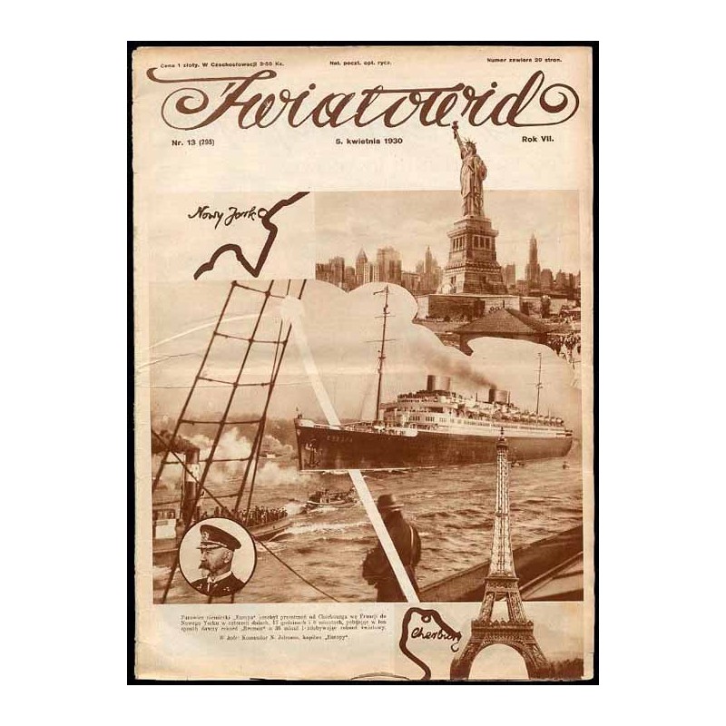 Światowid. R.7 (1930). Nr 13 (295) (5 kwietnia 1930)