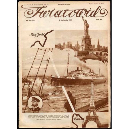 Światowid. R.7 (1930). Nr 13 (295) (5 kwietnia 1930)