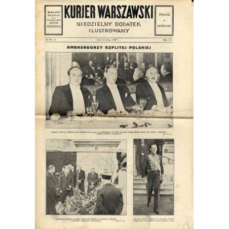 Kurjer Warszawski. Niedzielny dodatek ilustrowany. R.117 (1937). Nr 45 (14 lutego 1937)