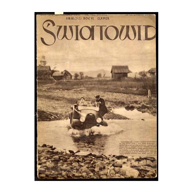 Światowid. R.6 (1929). Nr 16 (245) (13 kwietnia 1929)