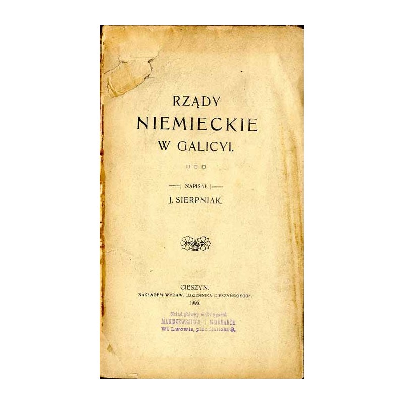 Rządy niemieckie w Galicyi