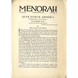 Menorah. Jüdisches Familienblatt für Wissenschaft, Kunst und Literatur. R.10 (1932). Nr 1/2 (Jänner/Februar 1932) / synagogi dre