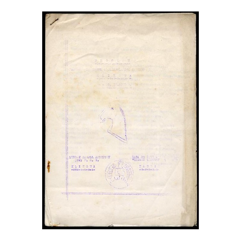 Program I-szych Wiosennych Ogólnopolskich Zawodów Konnych. Klikowa. 24-26.IV.1965 r
