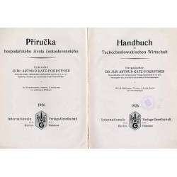 Handbuch der Tschechoslowakischen Wirtschaft. Přiruka hospodářského života československého