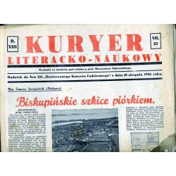 Kuryer Literacko-Naukowy. R.13 (1936). Nr 32 (10 sierpnia 1936)