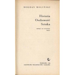 Historia. Osobowość. Sztuka. Refleksje nad antropologią kultury