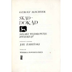 Skąd - dokąd. Szlaki wędrowne zwierząt
