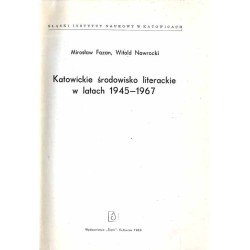 Katowickie środowisko literackie w latach 1945-1967
