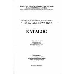 Dwudziesta czwarta Warszawska Aukcja Antykwaryczna. Katalog. [3.06.2000]