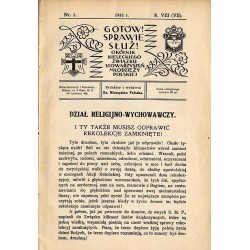 Gotów! Sprawie służ! Okólnik Kieleckiego Związku Stowarzyszeń Młodzieży Polskiej. R.8 (7) (1933). Nr 2