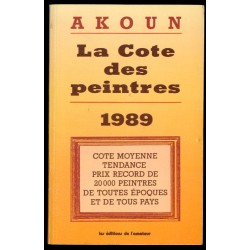 Akoun. La Cote des peintres 1989