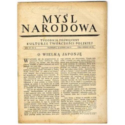 Myśl Narodowa. Tygodnik poświęcony kulturze twórczości polskiej. R.15 (1935). Nr 6 (10 lutego 1935)