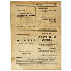 Myśl Narodowa. Tygodnik poświęcony kulturze twórczości polskiej. R.15 (1935). Nr 6 (10 lutego 1935)