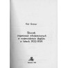 Słownik organizacji młodzieżowych w województwie śląskim w latach 1922-1939