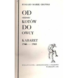 Od Siedmiu kotów do Owcy. Kabaret 1946-1968